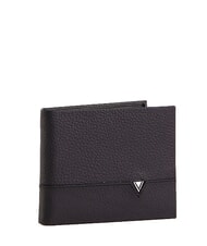 GAUD&Igrave; CALVIN Wallet with coin purse, in leather BLACK - Men&rsquo;s Wallets - 3