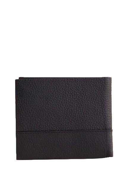 CALVIN Wallet with coin purse, in leather BLACK - Men&rsquo;s Wallets