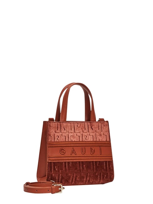 ADA VELUR S Small bag with velvet inserts orange - Women&rsquo;s Bags