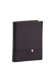 GAUD&Igrave; CALVIN Vertical wallet, in leather BLACK - Men&rsquo;s Wallets - 4