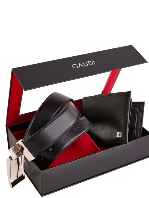 GIFT BOX Belt and wallet kit black/sand - Belts