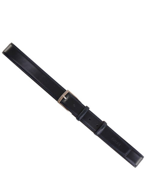 TEXAS Curved belt, with stitching blue - Belts