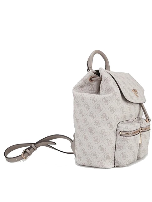 MANHATTAN 2 Backpack with 2 pockets bone logo - Women&rsquo;s Bags