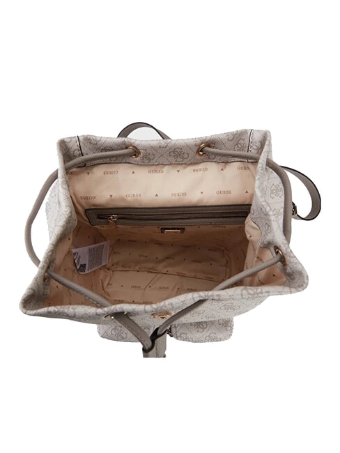 MANHATTAN 2 Backpack with 2 pockets bone logo - Women&rsquo;s Bags