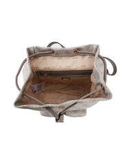 GUESS MANHATTAN 2 Backpack with 2 pockets bone logo - Women&rsquo;s Bags - 4