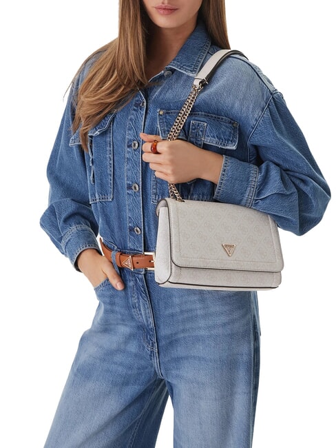 NOELLE 2 Convertible bag with flap bone logo - Women&rsquo;s Bags