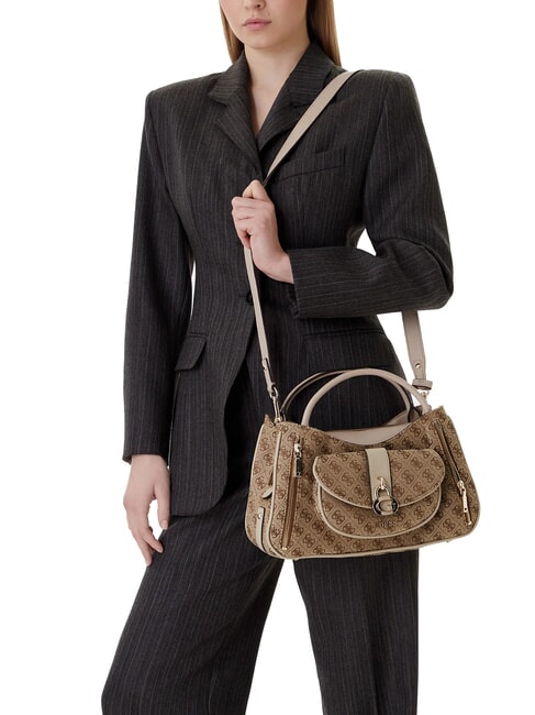 EMELIE LOGO2 Handbag, with shoulder strap MILK LOGO - Women&rsquo;s Bags