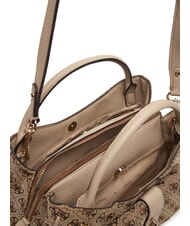 GUESS EMELIE LOGO2 Handbag, with shoulder strap MILK LOGO - Women&rsquo;s Bags - 5