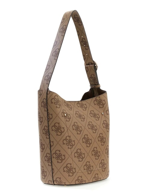 MERIDIAN 2 Shoulder bucket bag, with clutch bag MILK LOGO - Women&rsquo;s Bags