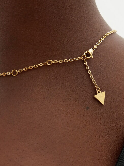 OH MY G Yellow gold necklace, charm with logo yellow gold - Necklaces