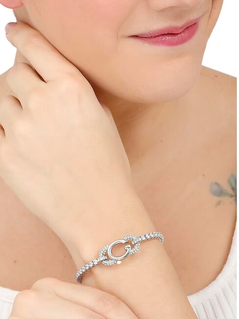 OH MY G Silver bracelet, charm with logo SILVER - Bracelets