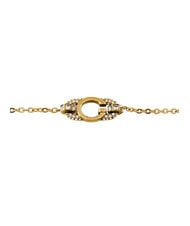 GUESS OH MY G Yellow gold bracelet, charm with logo yellow gold - Bracelets - 3
