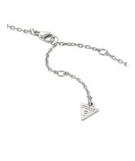 GUESS CALYPSO Yellow gold necklace, crystal application SILVER - Necklaces - 4