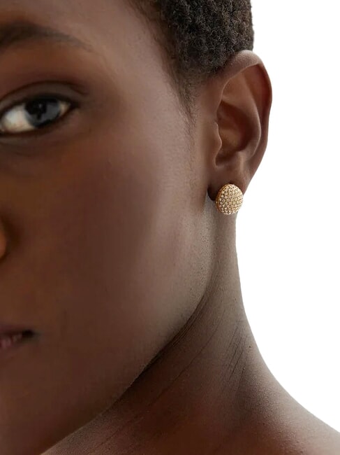 CALYPSO Silver earrings yellow gold - Earrings