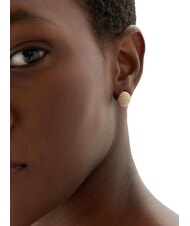 GUESS CALYPSO Silver earrings yellow gold - Earrings - 3