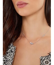 GUESS WONDERLIGHTS Silver necklace SILVER - Necklaces - 2