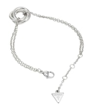 GUESS PERFECT Bracelet with intertwined circle charms SILVER - Bracelets - 3