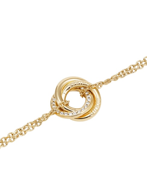 PERFECT Bracelet with intertwined circle charms yellow gold - Bracelets