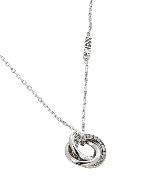 PERFECT Necklace with intertwined circles SILVER - Necklaces