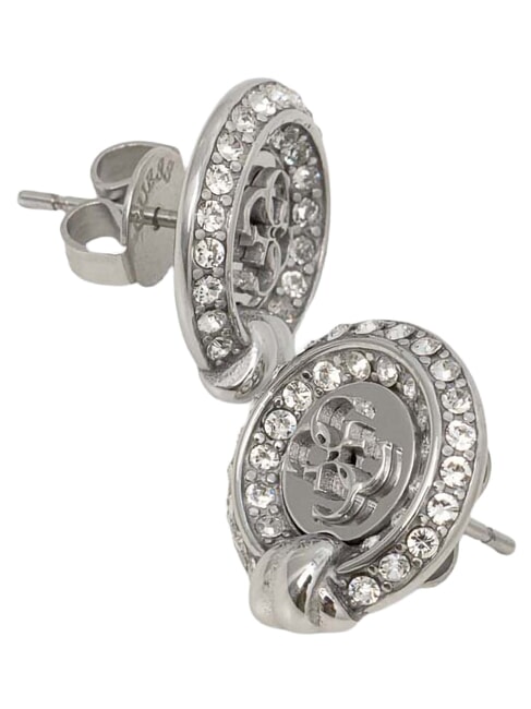 KNOT YOU Silver earrings, 4G charm SILVER - Earrings