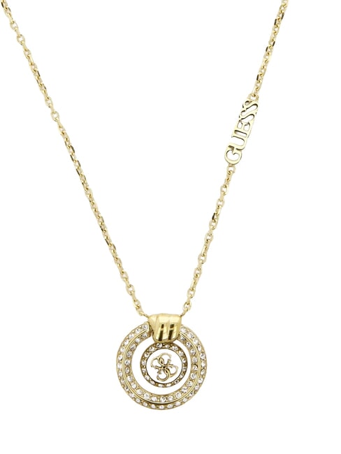KNOT YOU Yellow gold necklace, solitaire style charm gold - Necklaces