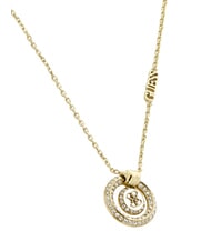 GUESS KNOT YOU Yellow gold necklace, solitaire style charm gold - Necklaces - 3