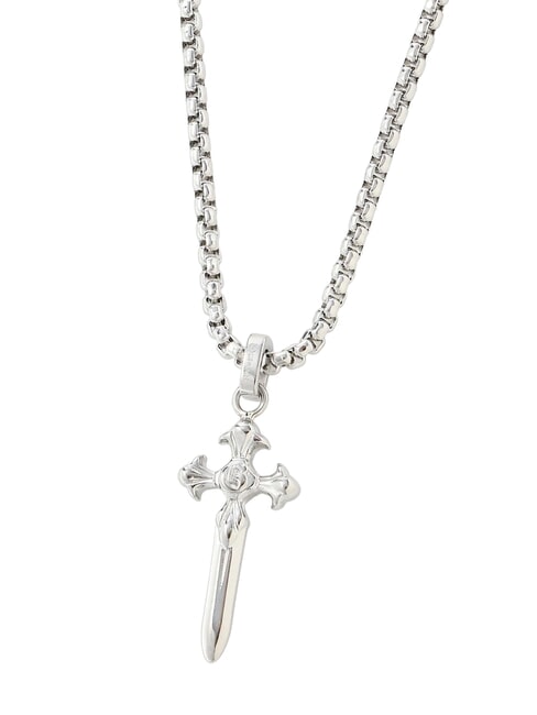 SOUTH ALAMEDA Cross motif necklace st - Necklaces