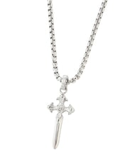 GUESS SOUTH ALAMEDA Cross motif necklace st - Necklaces - 2