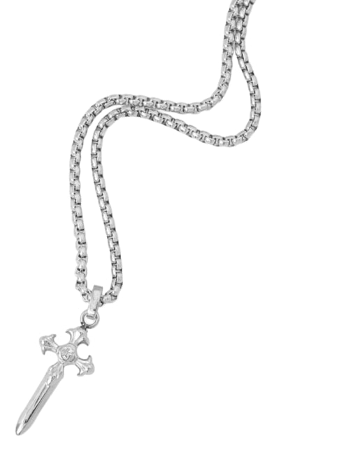 SOUTH ALAMEDA Cross motif necklace st - Necklaces