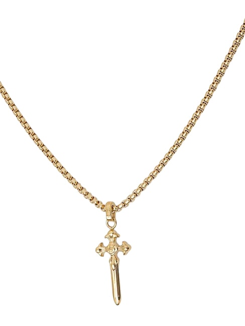 SOUTH ALAMEDA Cross motif necklace yellow gold - Necklaces