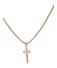 GUESS SOUTH ALAMEDA Cross motif necklace yellow gold - Necklaces - 2