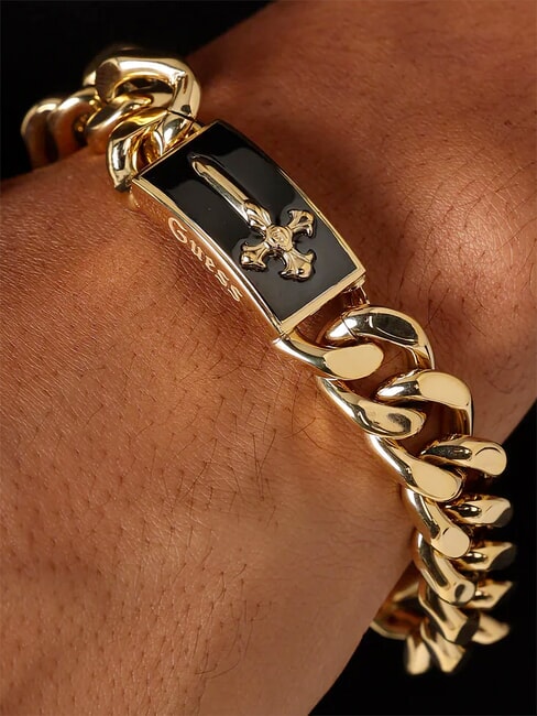 SOUTH ALAMEDA Yellow gold/black bracelet yellow gold/black - Bracelets