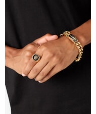 GUESS SOUTH ALAMEDA Yellow gold/black bracelet yellow gold/black - Bracelets - 3