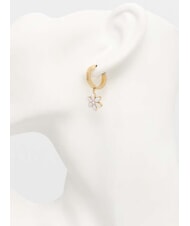GUESS WHITE LOTUS Gold earrings gold - Earrings - 2