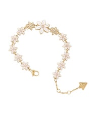 GUESS WHITE LOTUS Bracelet, multi-charm lotus motif gold - Bracelets - 3