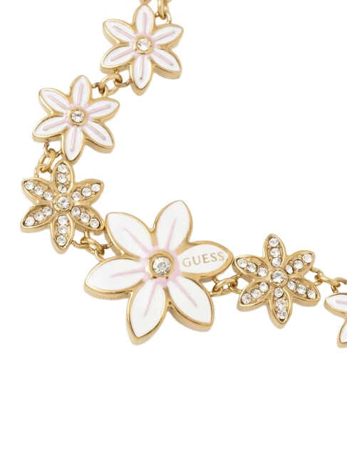 WHITE LOTUS Bracelet, multi-charm lotus motif gold - Bracelets