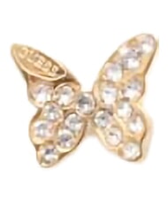 GUESS CHRYSALIS Yellow gold earrings, butterfly motif yellow gold - Earrings - 4