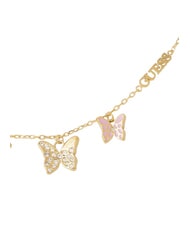 GUESS CHRYSALIS Multi-charm bracelet, butterfly motif ywl gold/light pink - Bracelets - 4