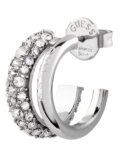 FABULOUS ME Earrings, double hoop model SILVER - Earrings