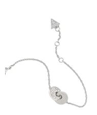 GUESS BLOOMING SUMMER Bracelet with two intertwined circles SILVER - Bracelets - 3
