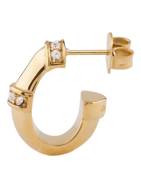 BAMBOO Yellow gold earrings, hoop model yellow gold - Earrings