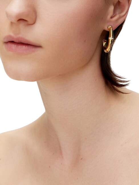 BAMBOO Yellow gold earrings yellow gold - Earrings
