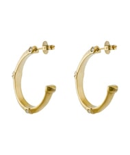 GUESS BAMBOO Yellow gold earrings yellow gold - Earrings - 3