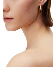 GUESS BAMBOO Yellow gold earrings yellow gold - Earrings - 5