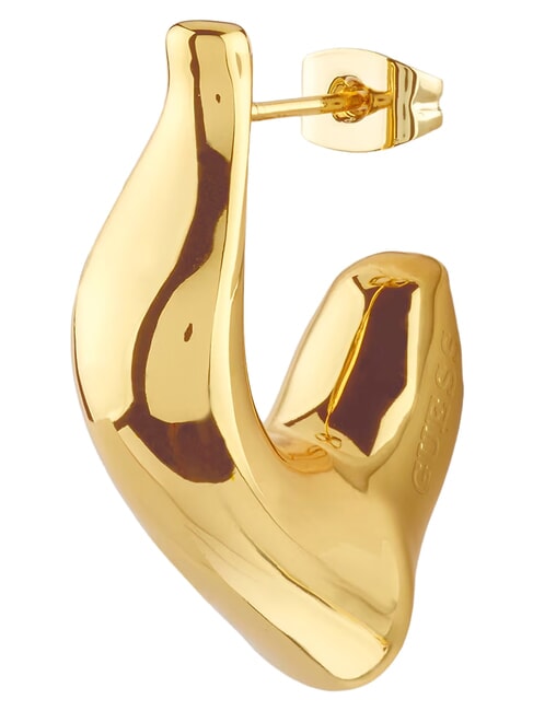 BERBERA Earrings, super light rounded model yellow gold - Earrings