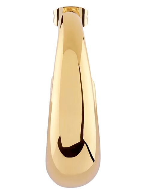 BERBERA Earrings, super light rounded model yellow gold - Earrings