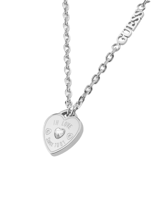 AMORE Bracelet, solitaire heart charm SILVER - Bracelets