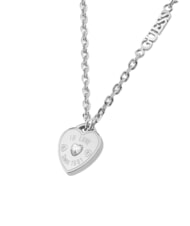 GUESS AMORE Bracelet, solitaire heart charm SILVER - Bracelets - 2