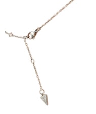GUESS AMORE Necklace, heart charm with cubic zirconia SILVER - Necklaces - 3
