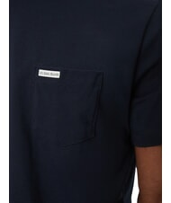 GUESS JEANS REGULAR LOGO Cotton T-Shirt daring ocean - T-shirt - 3